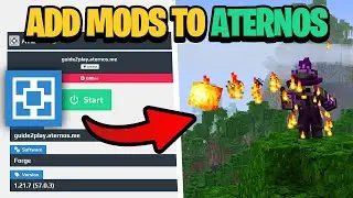 How To Add Mods To Aternos Server 2025! (How To Install Server Mods Minecraft)