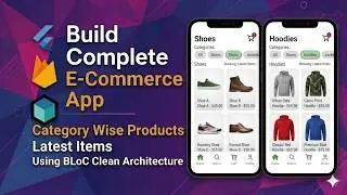 Flutter Firebase E-Commerce App Category Wise Products Latest Items Using BLoC Clean Architecture #4