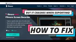 Fix Filmora Scrn Export Crash Issue | Works with MAC and PC