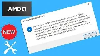 [SOLVED] The version of AMD RADEON SOFTWARE you have launched is not compatible with the graphics