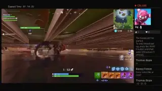 Playing disco domination fortnite