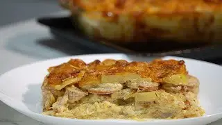 Creamy Sausage and Scalloped Potato Gratin