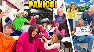 STEFANO ENTRA A SCUOLA DI ILARY E ZIA NICOLE DI NASCOSTO E TROVANO IL MAESTRO SANGIOVANNI PER STRADA