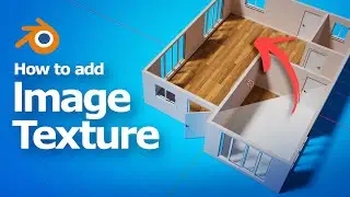 How to add Image Texture in Blender, basic wood floor texture