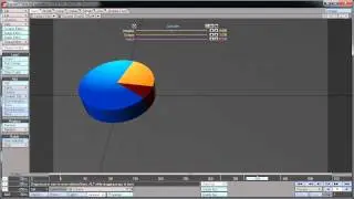 Creating a dynamic pie chart effect using Lightwave 3D and Adobe After Effects - Animation