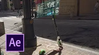 Hologram On E-Scooter :: After Effects Hologram HUD Concept