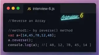 Crush Your JavaScript Interview: Javascript Interview Questions| Interview Question-6