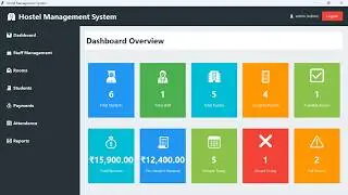 Hostel Management System in Python | Tkinter + MySQL Full Project with Source Code