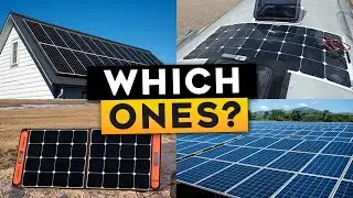 Which panels do you need? Types of solar panels