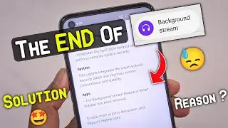 The END Of Background Stream | Background Stream Not Showing Problem Reason And Solution By Color Os