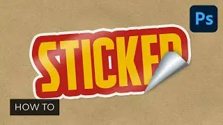 How to Create a Peeling Sticker Text Effect in Photoshop