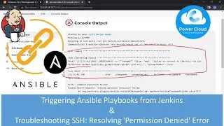 Triggering Ansible Playbooks from Jenkins ||Troubleshooting SSH:Resolving 'Permission Denied' Error