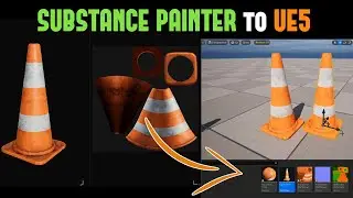 Substance Painter to UE5: How to Export Textures from Painter Then Import & Create Materials in UE5