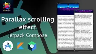 Parallax scrolling effect in Jetpack Compose | Android Studio