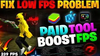 Get 240+ FPS ⚡ Best FPS Boost Optimizer Tool For Low End PC Free Fire Lag Fix | BlueStacks 5 | MSI 5