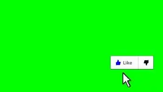 Animated Youtube Like Button || Green Screen Effect