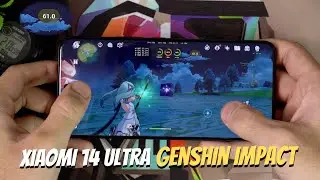 Xiaomi 14 Ultra Genshin Impact Gaming test Max Setting | Snapdragon 8 Gen 3