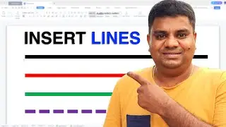 How To Insert Horizontal Line In WPS Writer