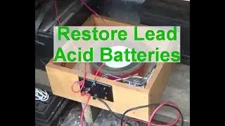 How to desulfate a lead acid battery.