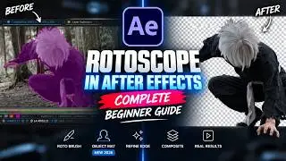 How to Rotoscope in After Effects 2026 Roto Brush + Object Matte