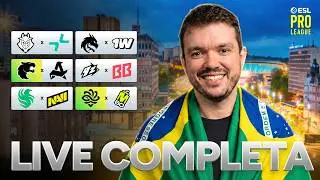ESL PRO LEAGUE SEASON 24 | DIA 4 - !socio - Siga @Gaules nas redes sociais!
