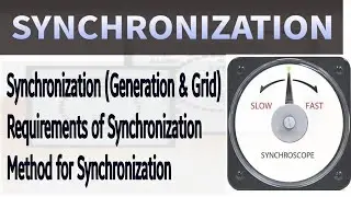 Synchronization of Generator and Grid| Synchroscope