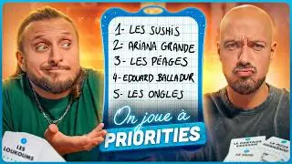 PRIORITIES : vous êtes plus d’accord avec David ou Raf ? (Moi avec Raf)