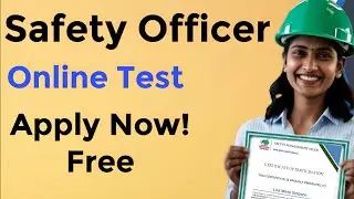 Safety Officer Free Certificate.