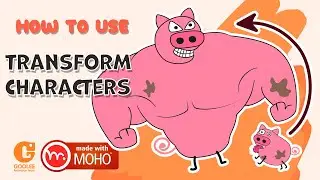 This is How I Animate TRANSFORMATION Scenes | MOHO TUTORIAL | Moho 14 | Goolee Animation