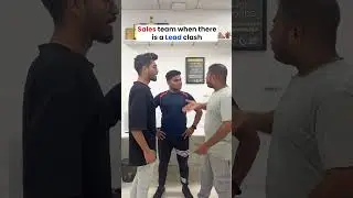 Sales team when there is a lead clash 
