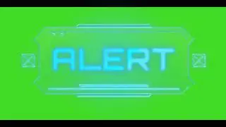 Green screen alert