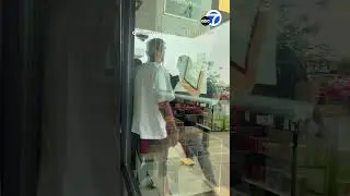 Workers and customers trap thieves trying to rob store