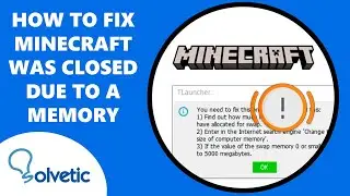 How to FIX MINECRAFT WAS CLOSED DUE to a MEMORY ALLOCATION ERROR in TLAUNCHER ✅✅