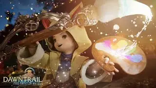 Krile Pictomancer in Trailer | FINAL FANTASY XIV Dawntrail