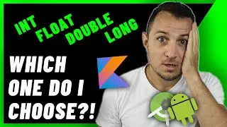 Learn KOTLIN - Number DATATYPES - int, float, double, long