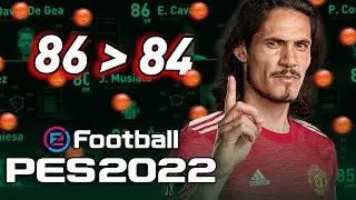 СРАВНЕНИЯ РЕЙТИНГОВ в PES 2022 АЛЬФА и PES 2021 / PES 2022 Ratings