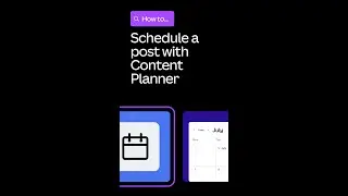 Mobile | How to schedule a post with Canva’s Content Planner