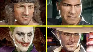 All Characters Perform Erron Black Friendship - MK11@4K 60ᶠᵖˢ MAX Settings I RTX 4090✔