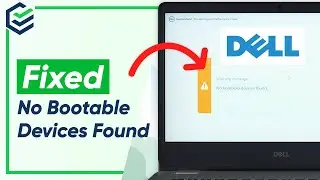 [SOLVE] How to Fix No Bootable Devices Found | How to Repair DELL Laptop Boot Error | DELL Laptop