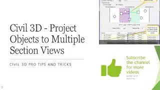 Civil 3D - Project Objects to Multiple Section Views