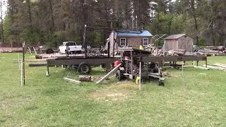 An Overview Of My Foley Belsaw M14 Circular Sawmill With Ford Engine