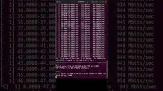 96 -  iPerf LIVE interval reporting
