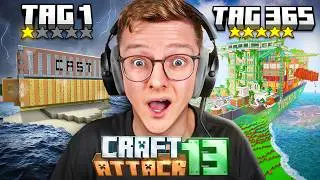 DAS HABEN 100 YOUTUBER IN EINEM JAHR GEBAUT! 🤯 XXL CRAFTATTACK 13 TOUR!