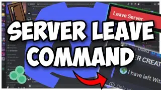 [NEW] - How to make a SERVER LEAVE command for your Discord Bot! || Discord.js V14
