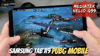 Samsung Galaxy Tab A9 PUBG test gaming NEW 2024 | MediaTek Helio G99