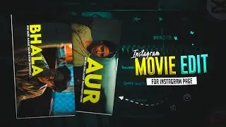 Movie Clips Reels Edit In Capcut | How To Edit Movie Clips For Instagram ⚡