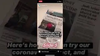 Coronavirus Instagram AR Effect/Filter