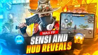 FINALLY MAX FF SENSI & HUD REVEAL 😱🔥Strongest iPad Player Settings Reveal ⚙️☠️