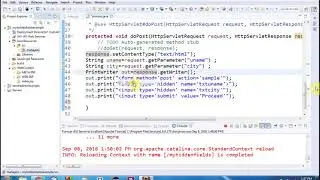 Hidden Fields in servlets