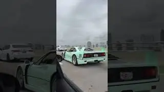 BTS Filming A $2.5M Ferrari F40 Through Miami 